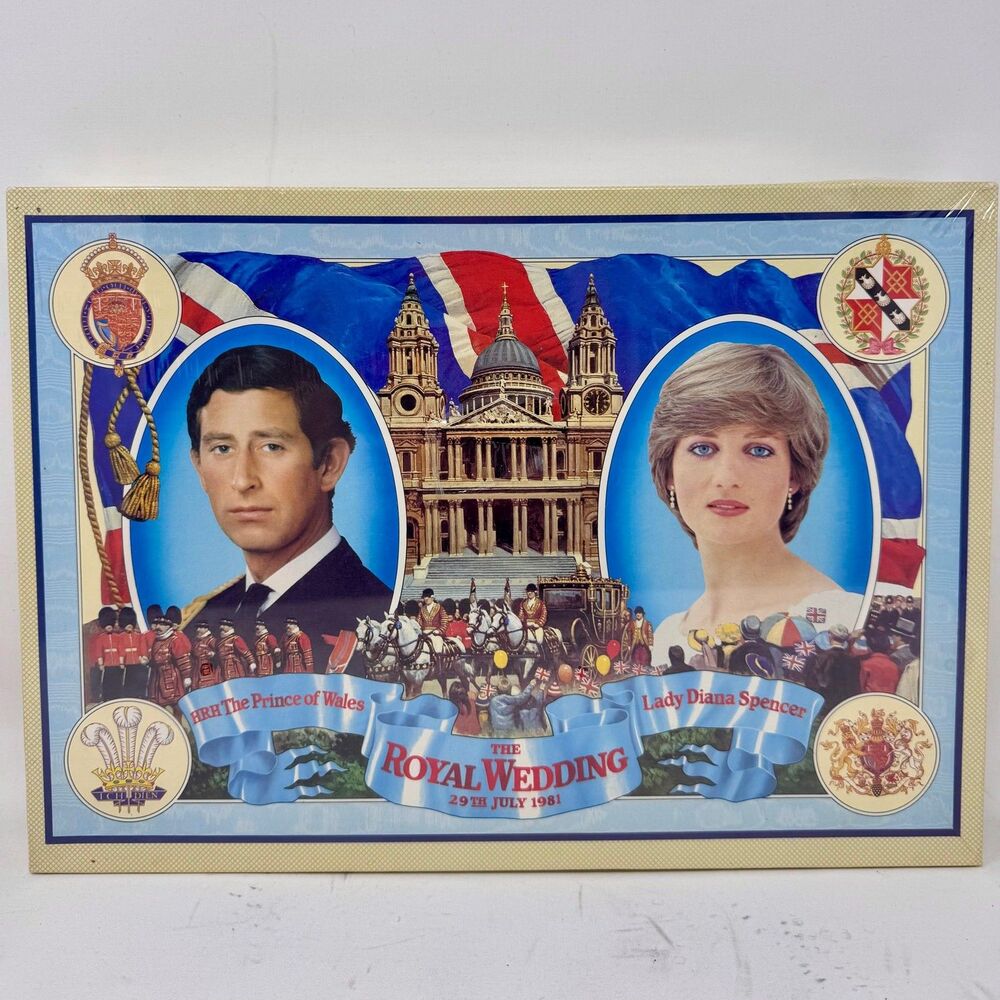 ROYAL WEDDING Collector Diana 1981 Arrow Puzzle 1000 Piece Collectible Sealed!